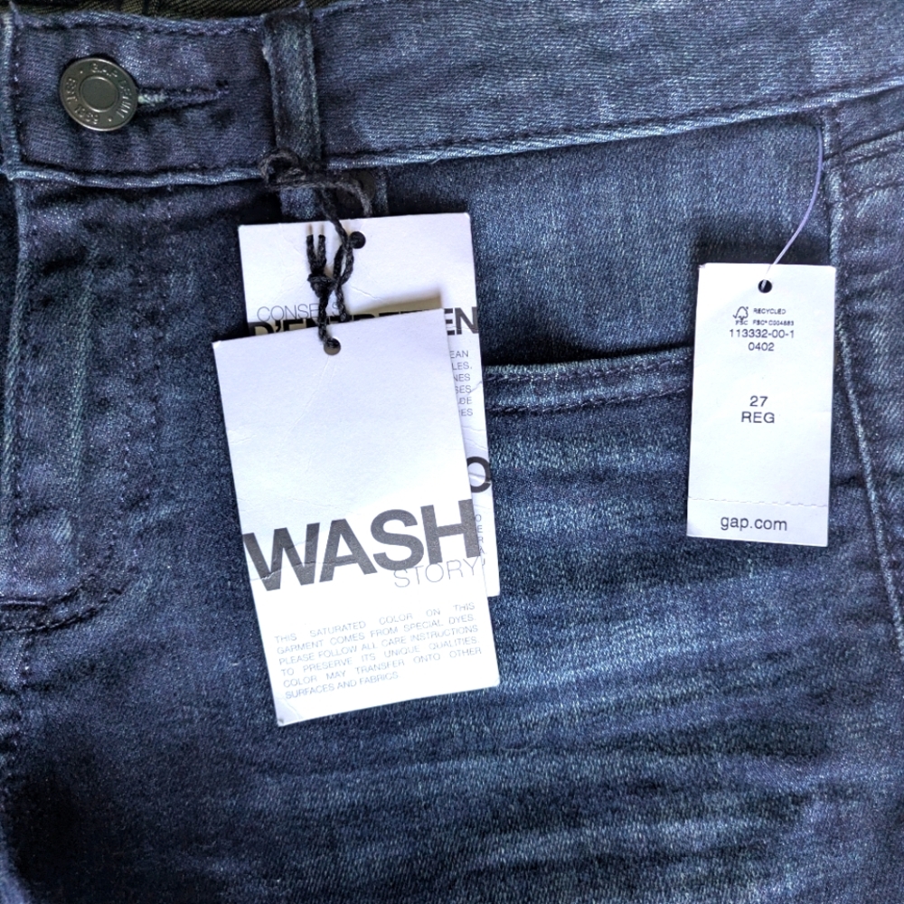 NWT...GAP 1969 Women's "Always Skinny" Denim Shorts Size 27 - Picture 7 of 9